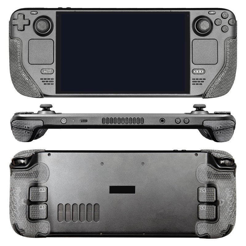 Luck&Link Controller Grip for Steam Deck OLED&LCD,Textured Skin kit,Anti-Skid Sweat-Absorbent Controllers Handle Grips, Buttons,Triggers,D-pad(PRO-Dark Gray) - Image 4